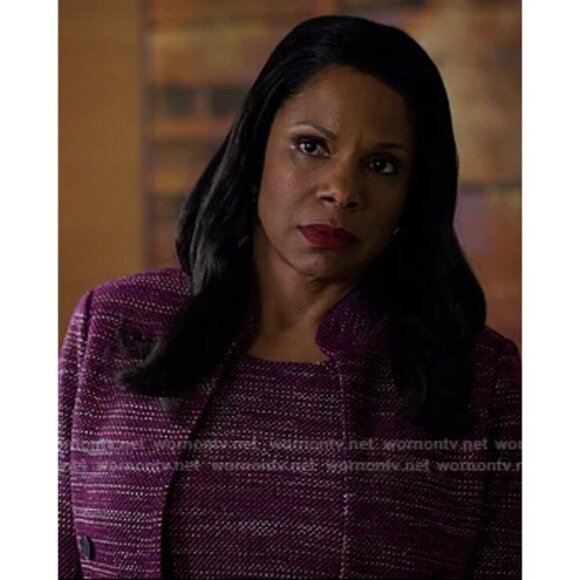 💕ST. JOHN💕 Ombre Ribbon Tweed Knit Jacket Mandarin Collar Pocket Flaps 6 NWOT - Picture 6 of 16